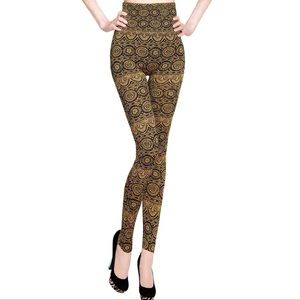 High Waisted Ladies Leggings Aztecs designs